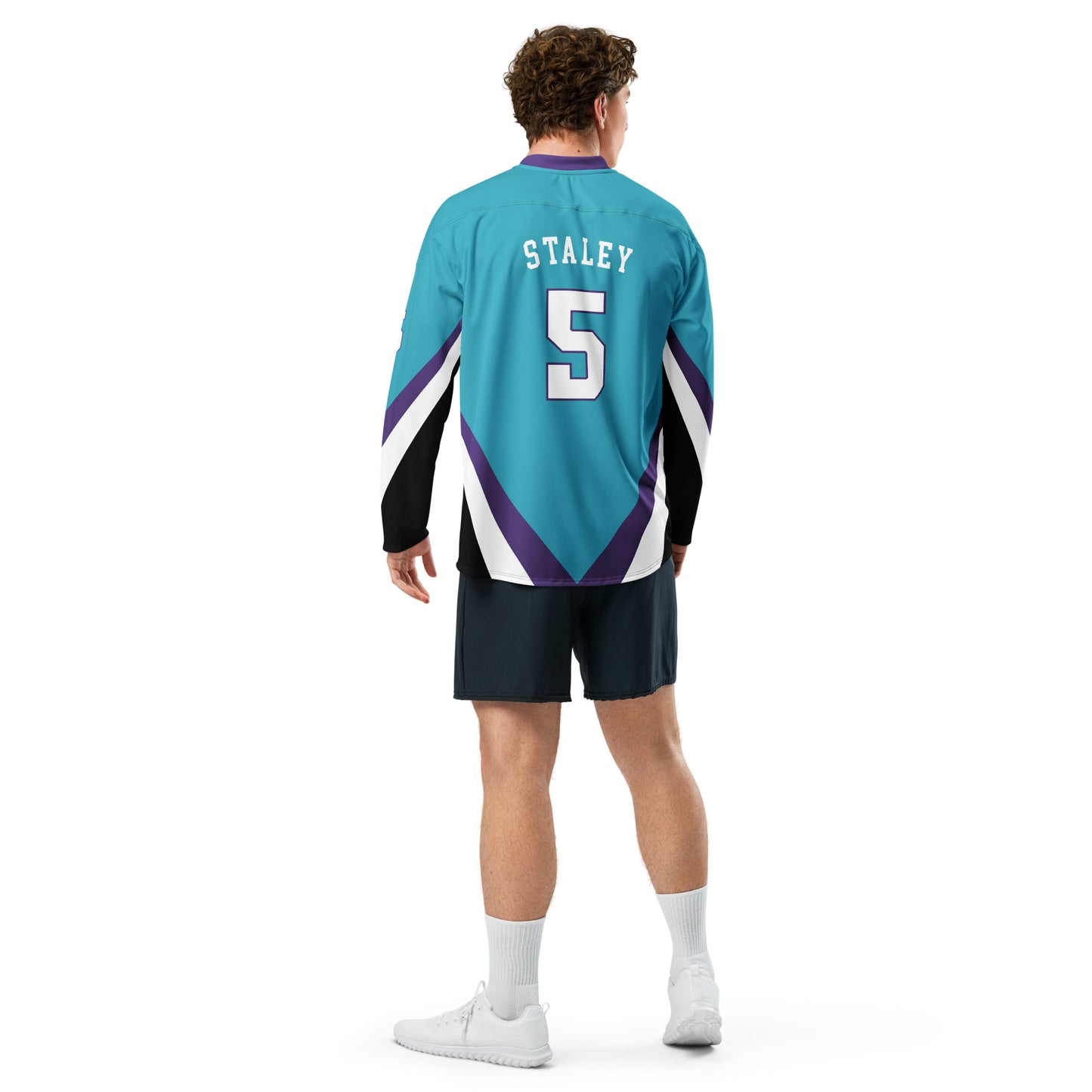 Dawn Staley Teal Charlotte Sting Hockey Shirzee
