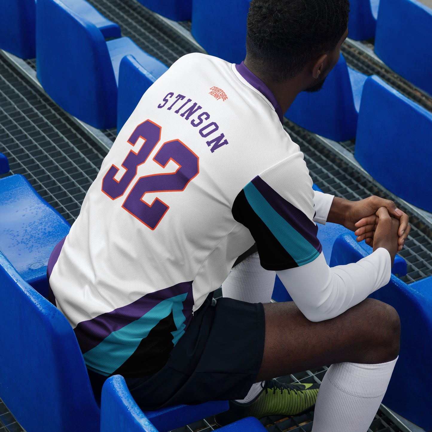 Andrea Stinson White Charlotte Sting Soccer Jersey