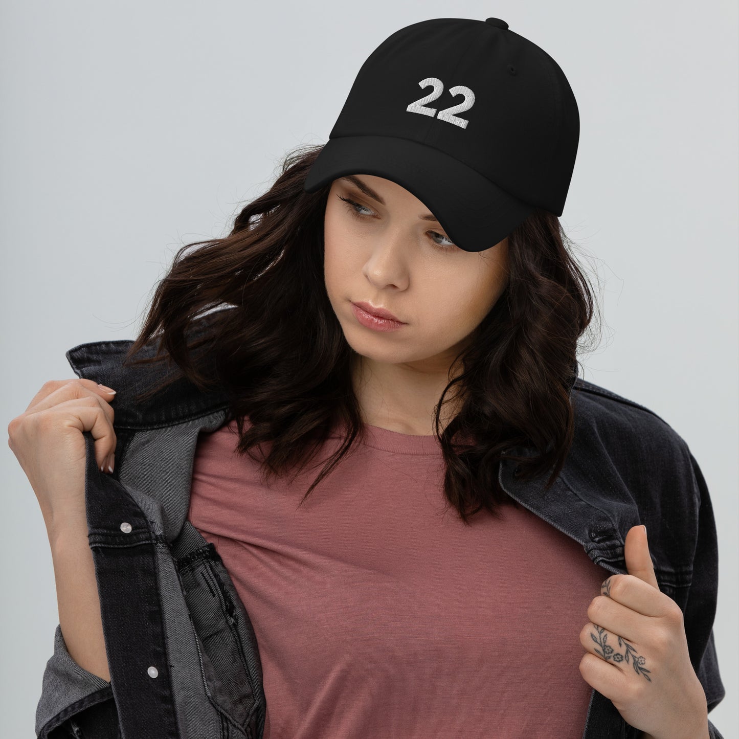 A'ja Wilson #22 Black Dad Hat