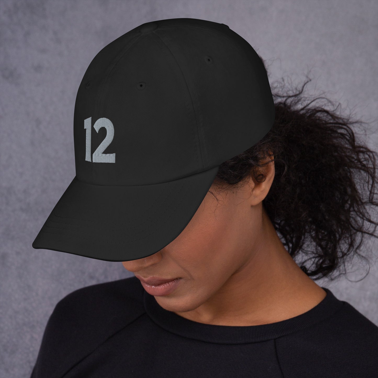 Chelsea Gray Puff #12 Black Jersey Hat