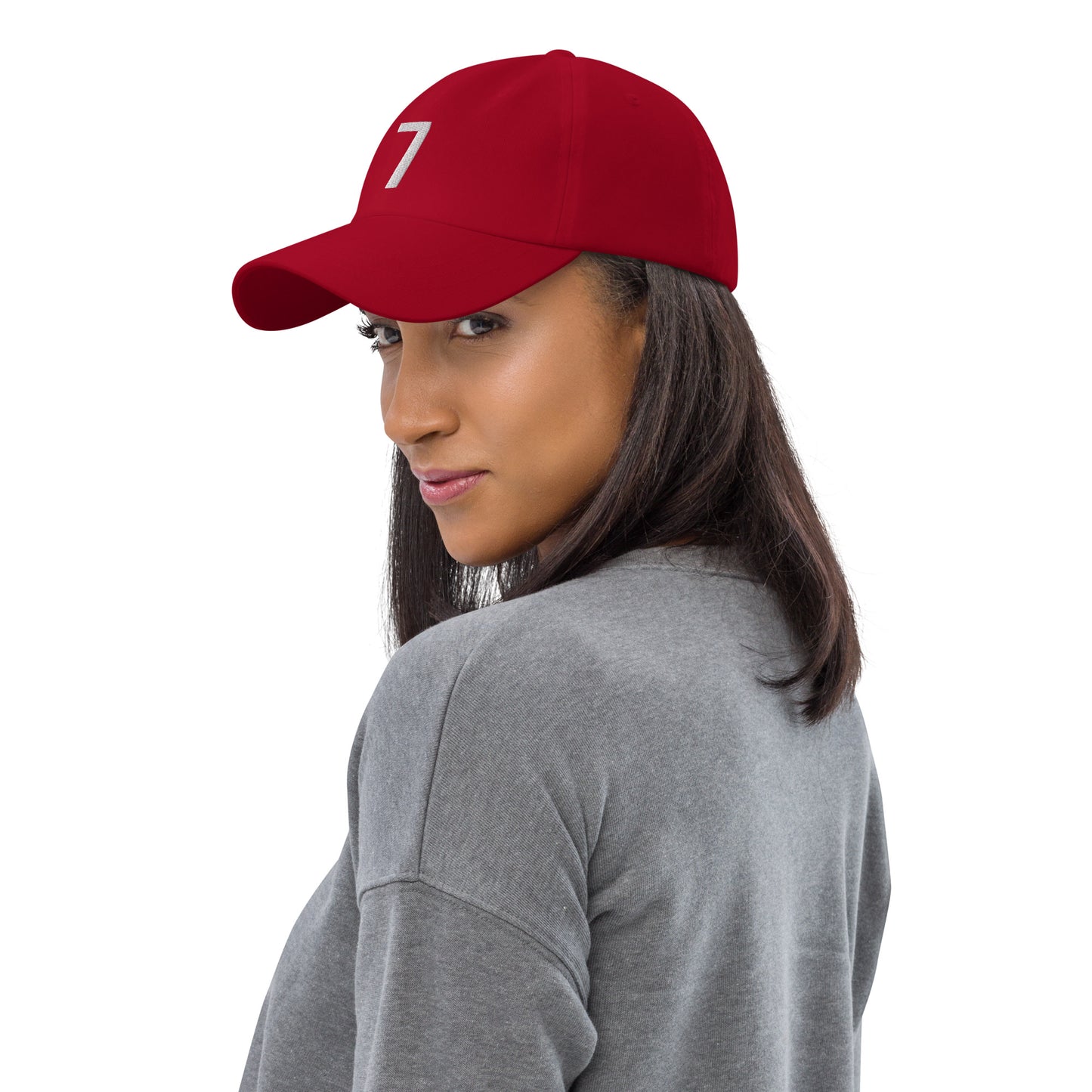Aliyah BostonPuff #7 Red Jersey Hat