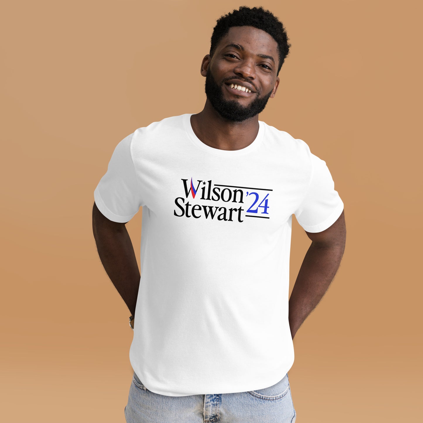 Wilson/Stewart '24 White tee