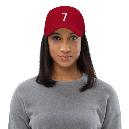 Aliyah BostonPuff #7 Red Jersey Hat